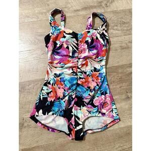 Rose Marie Reid Classy One-Piece Ruched Swimsuit